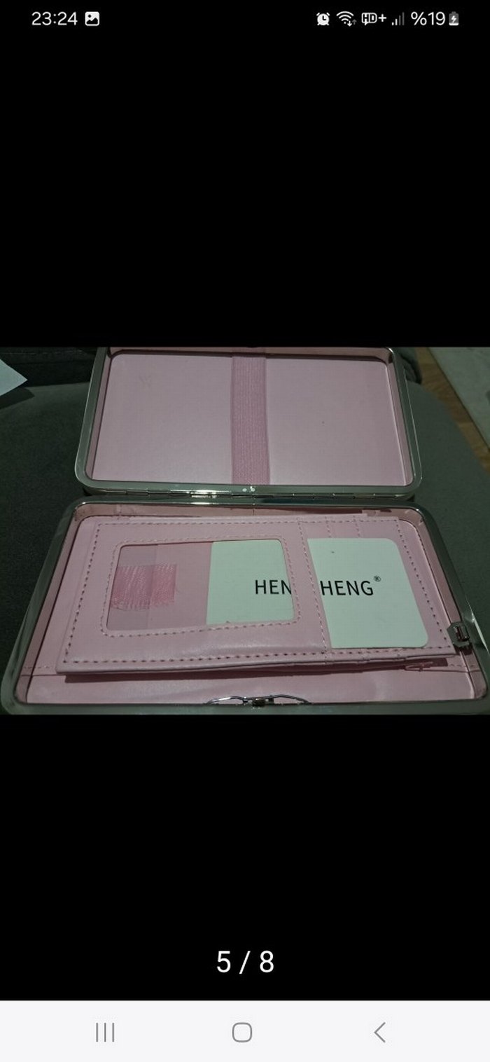 Pembe Kadın Cüzdan - Görsel 5