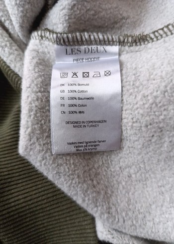 haki Kapüşonlu Erkek Sweatshirt - Görsel 7