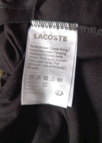 Lacoste siyah Erkek Polo Tişört Düğmeli ve Kısa Kollu