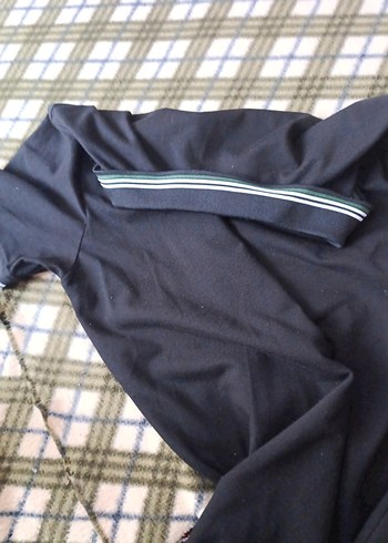 siyah  Erkek Polo Tişört Düğmeli ve Kısa Kollu - Görsel 6