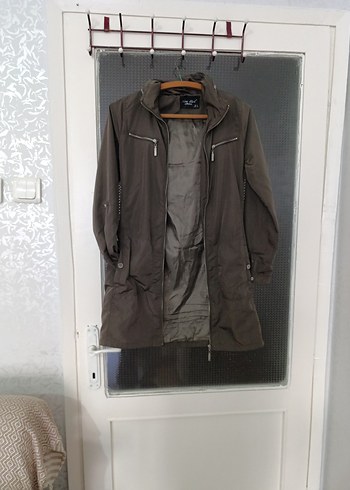 kapşonlu bayan ceket - Görsel 3