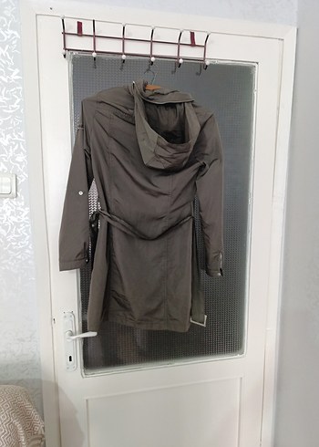 kapşonlu bayan ceket - Görsel 6