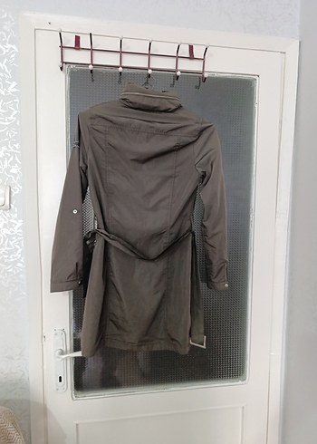 kapşonlu bayan ceket - Görsel 5