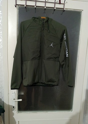 Hooded Erkek Yeşil Rüzgarlık - Görsel 2