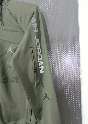 Hooded Erkek Yeşil Rüzgarlık - Görsel 5