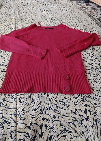 XSIDE Kadın kırmızı kazak - Görsel 4