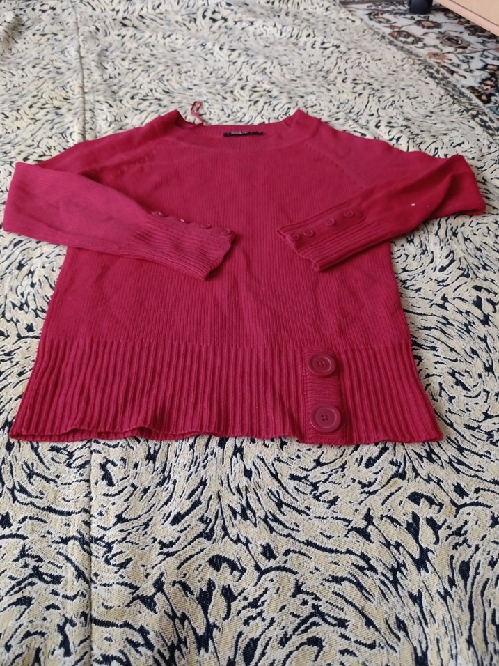 XSIDE Kadın kırmızı kazak - Görsel 4