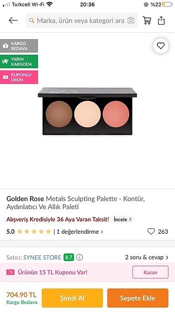Beden Renk Golden Rose Aydınlatıcı ve Allık Paleti
