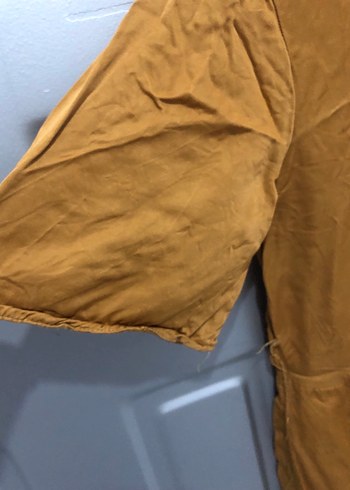 Trendyol Kadın Hardal Kısa Kollu Tulum - Görsel 6