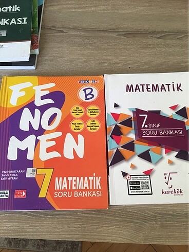 7. Sınıf Matematik kitapları