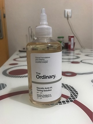The ordinary glikolik asit