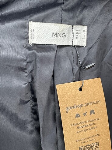 36 Beden siyah Renk Mango Blazer %70 İndirimli.