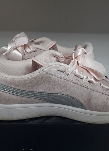 Puma Pudra pembe süet özel seri puma spor ayakkabi