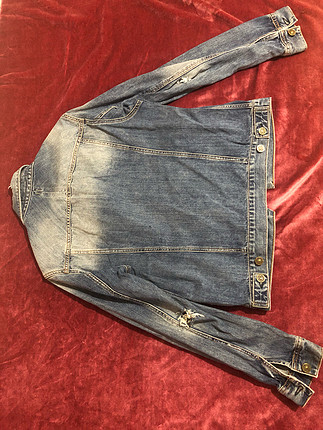 m Beden Mavi Jeans Kot Ceket