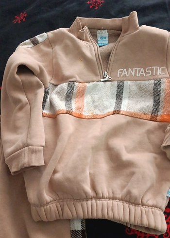 Erkek Çocuk Kahverengi Rahat Eşofman Takımı - Görsel 2