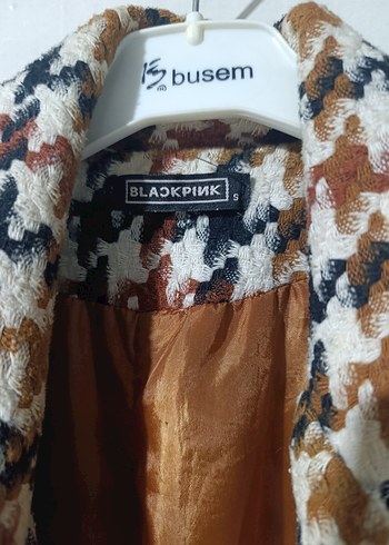 Kahverengi Desenli Uzun Kadın Kaban - Görsel 2