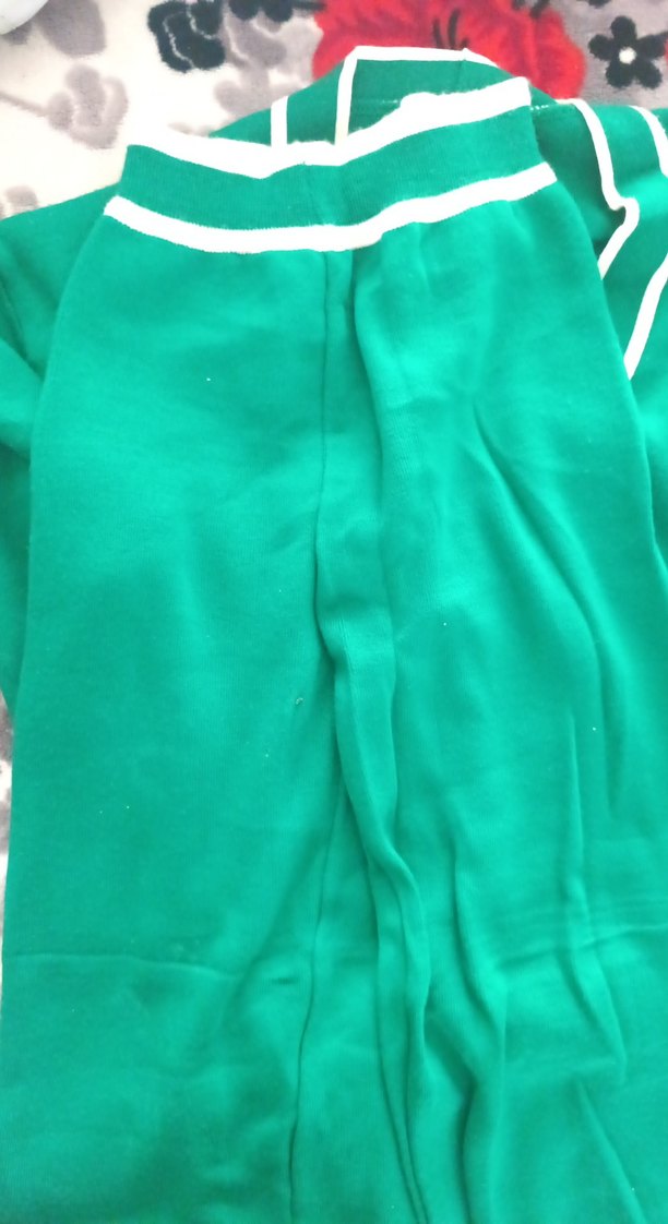 Düğmeli Yeşil Kadın Uzun Kollu Örgü Hırka - Görsel 4