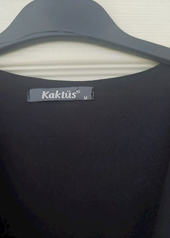 Siyah Uzun V Yaka Kadın Elbise - Görsel 2