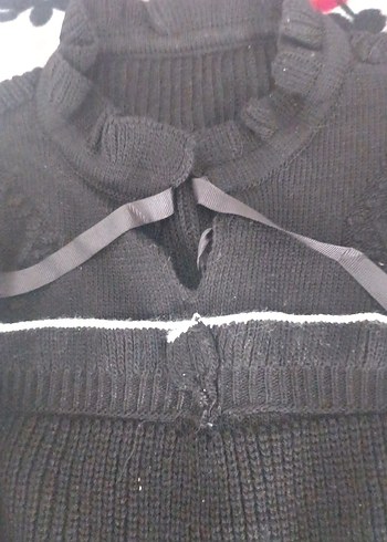 Kadın Beyaz Fırfırlı Gotik Atkı 2 âdet - Görsel 4