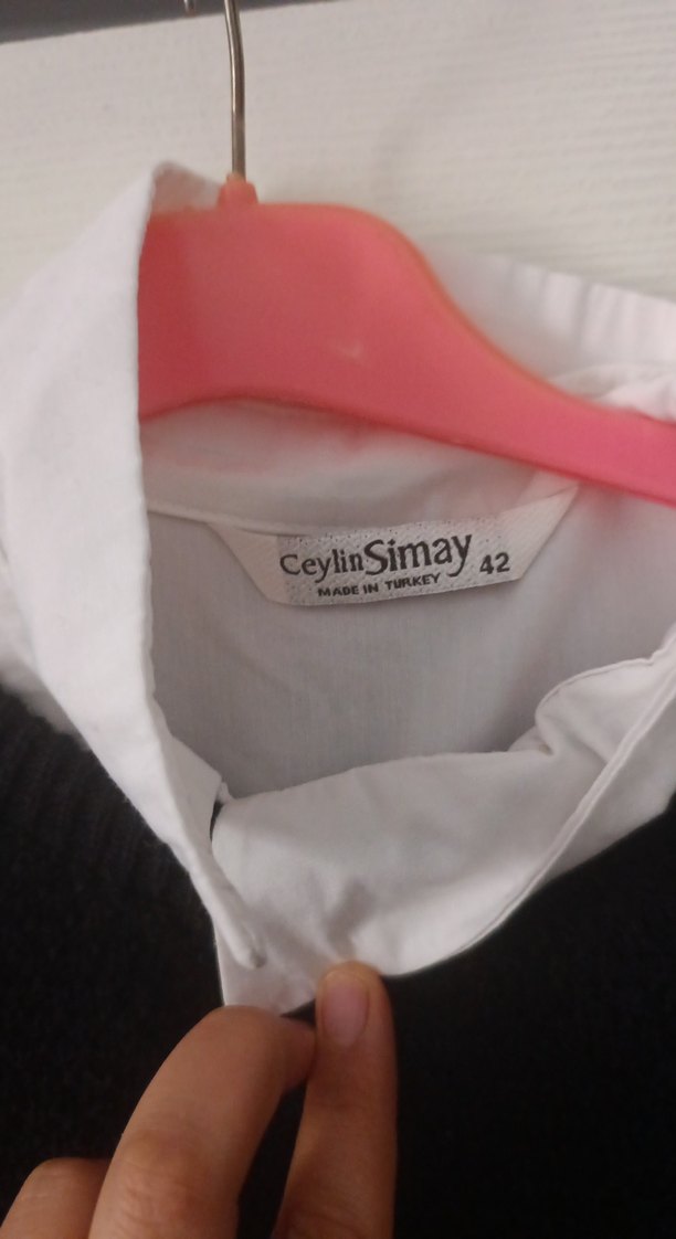 Siyah Pamuklu Uzun Kollu Salaş Süveter - Görsel 2