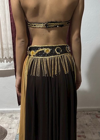 Boncuk taş işlemeli dansöz kostüm - Görsel 3