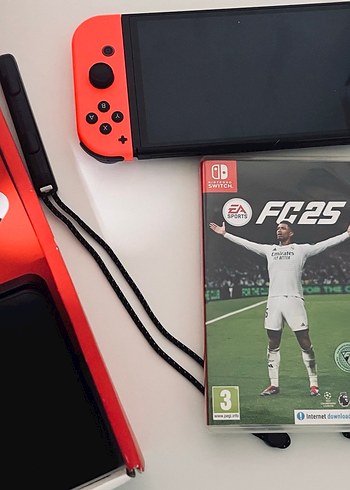 Nintendo Switch OLED Model Kırmızı-Mavi - Görsel 3