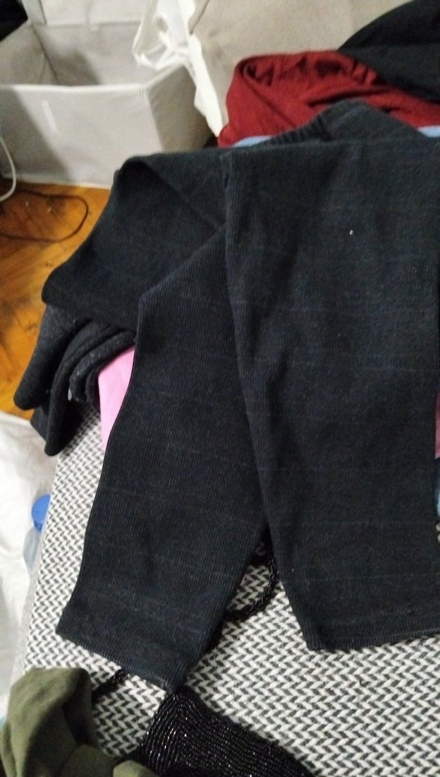 Erkek içlik Gri Düz Kesim Dar Paça Pantolon(bordo) - Görsel 2