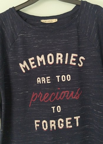 Baskılı Lacivert Hamile Tişörtü, JAL - Görsel 2