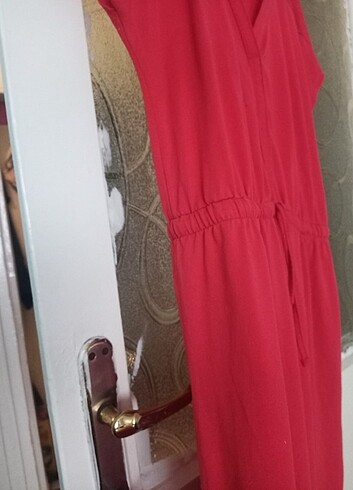xxl Beden kırmızı Renk Elbise boy 100 cm..