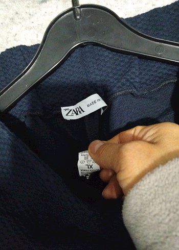 Düğmeli Koyu Mavi Mini  şort Etek( çini) - Görsel 5