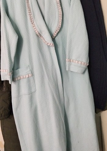 Uzun Mavi Kadın Sabahlık. (kum) boy120.. göğüs60 - Görsel 2