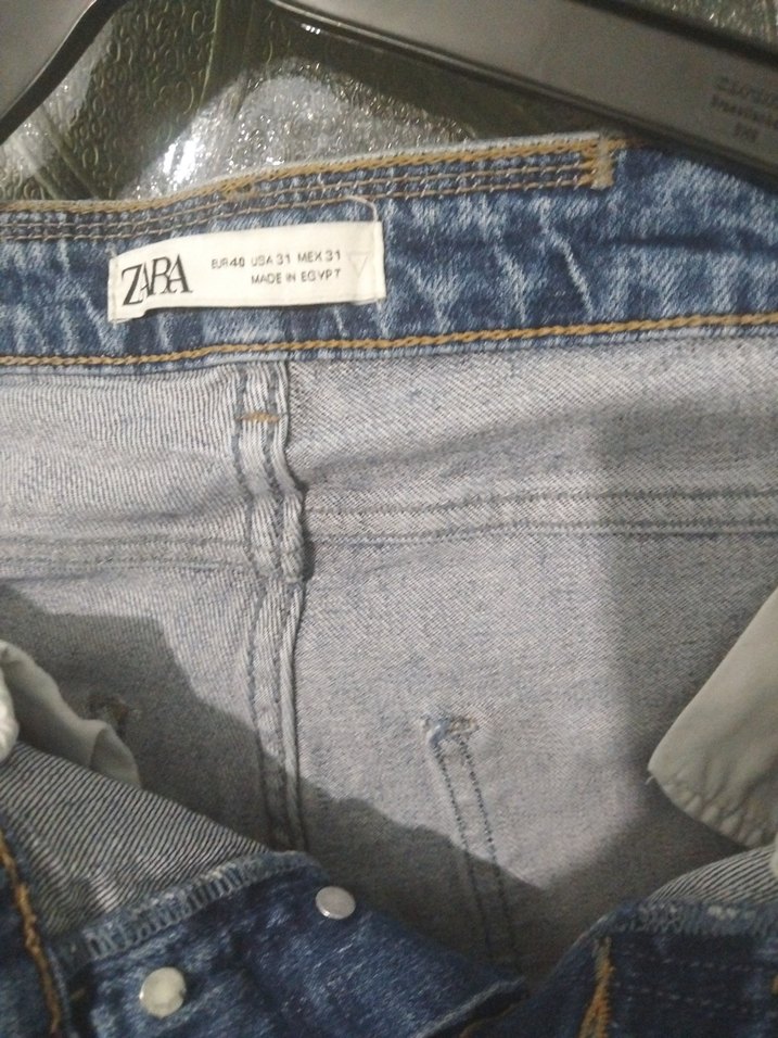 erkek Mavi düğmeli 92 cm Boy Denim Jean(G) - Görsel 3