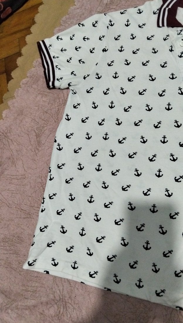 V Yaka Düğmeli Erkek Polo Tişört(KALE) - Görsel 4