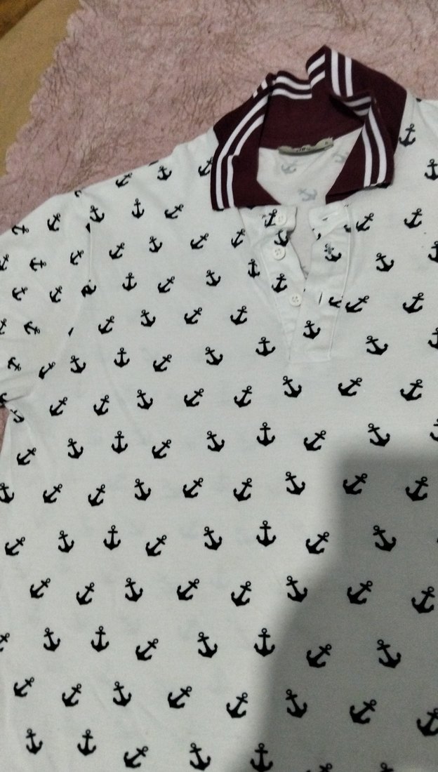 V Yaka Düğmeli Erkek Polo Tişört(KALE) - Görsel 5