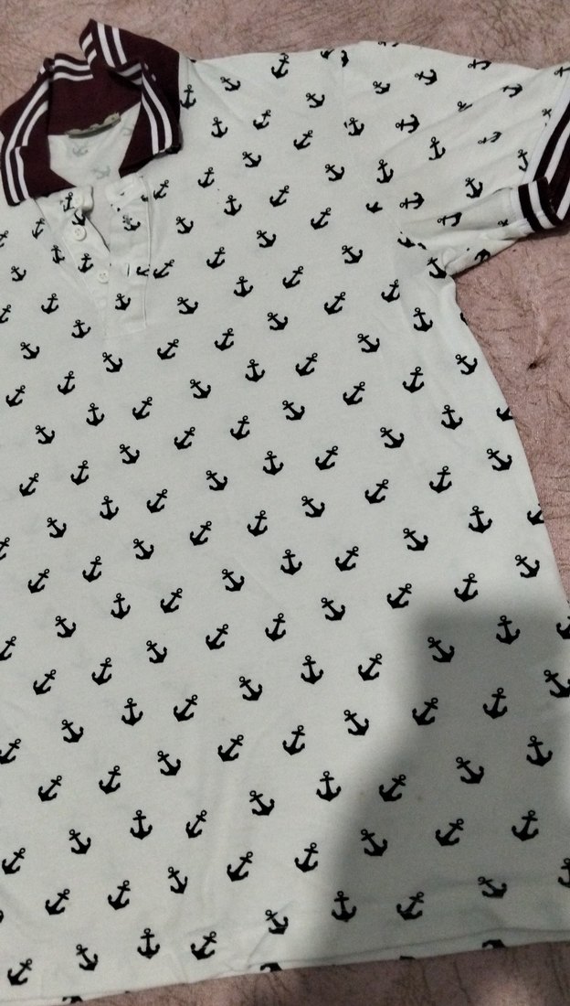 V Yaka Düğmeli Erkek Polo Tişört(KALE) - Görsel 3