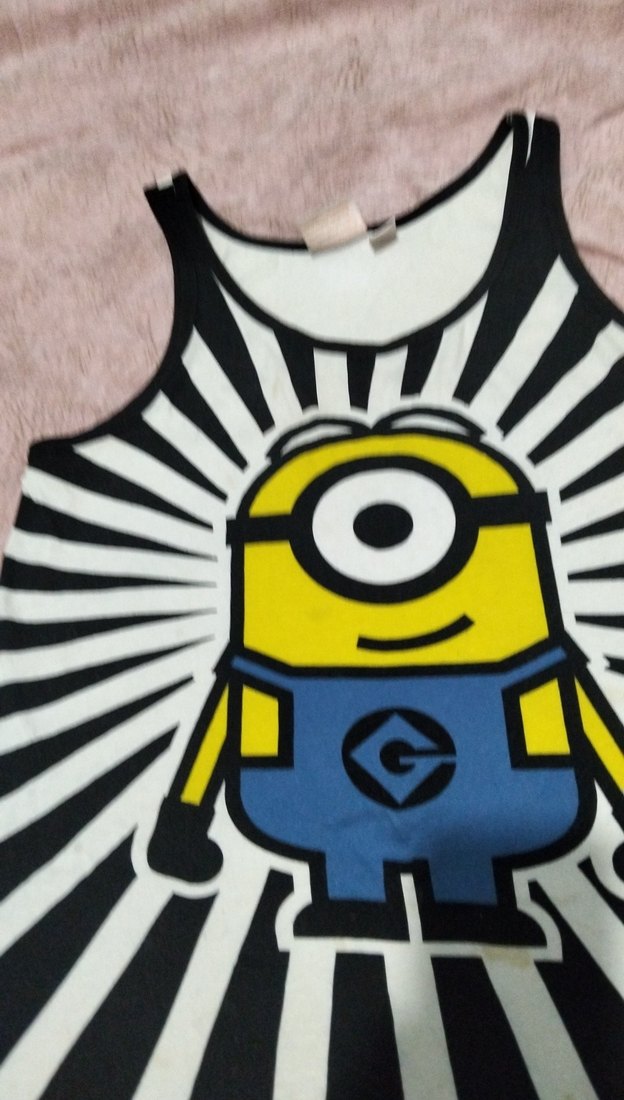 Renkli Baskılı Minyon Desenli Çocuk Atlet(KALE) - Görsel 2