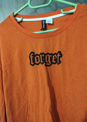 Turuncu Baskılı Kadın Sweatshirt KK - Görsel 2