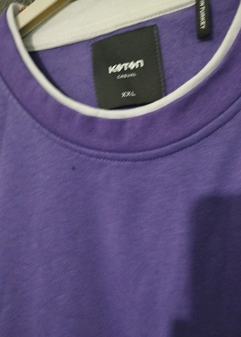 Mor Uzun Kollu Salaş Sweatshirt KK - Görsel 3