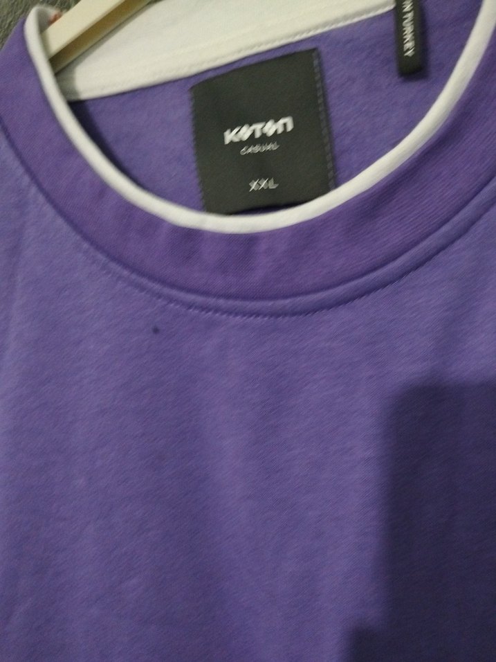 Mor Uzun Kollu Salaş Sweatshirt KK - Görsel 3