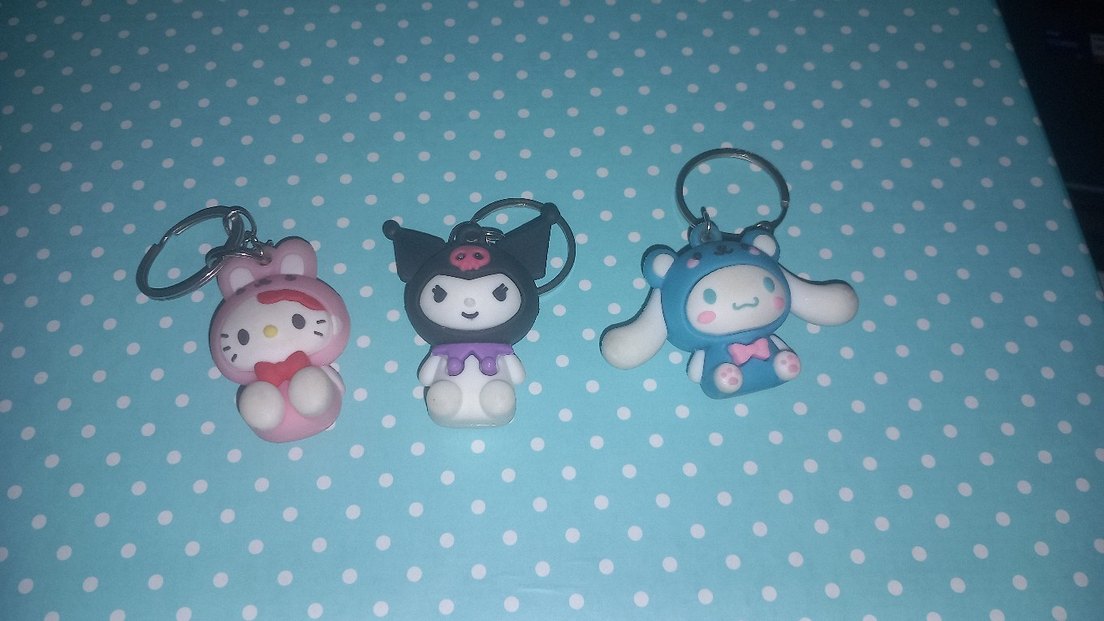 Sevimli Kuromi ve My Melody Anahtarlık Seti — görsel 2/2