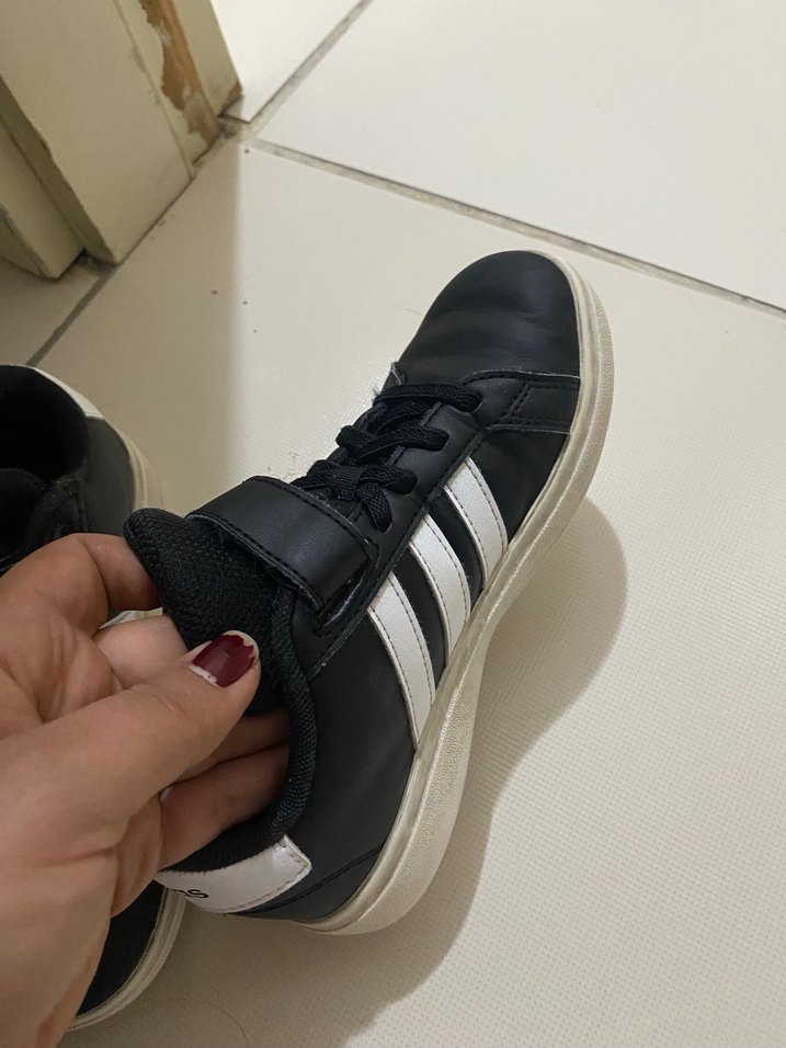 Erkek Çocuk Siyah Spor Ayakkabı - Görsel 4