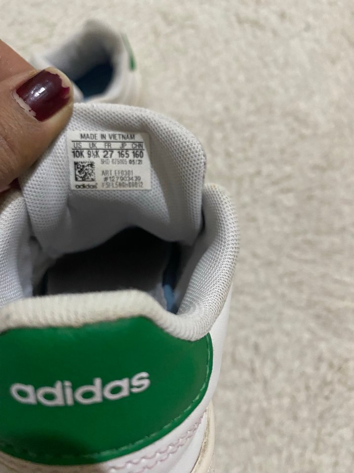 Beyaz Erkek Çocuk Spor Ayakkabı Velcro - Görsel 3