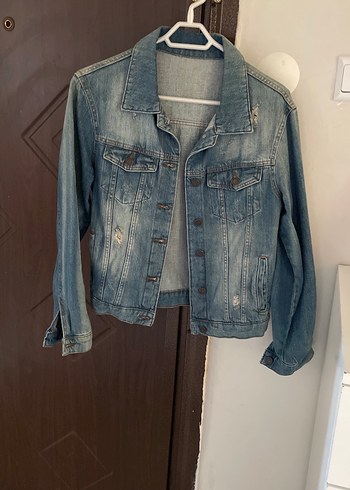 2K Mavi Yikamali Denim Ceket