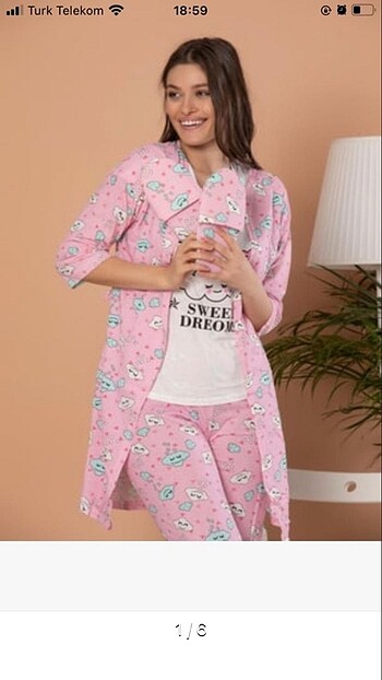 Beşli pijama takımı