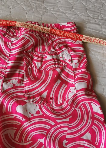 Pembe Renkli Erkek Midi Boy Ruffle Detaylı Mayo - Görsel 5