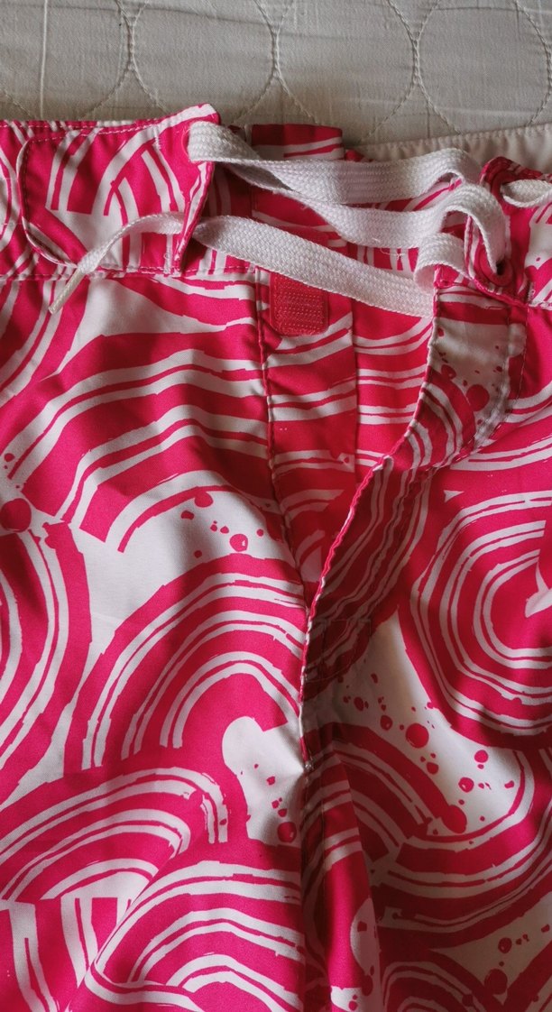 Pembe Renkli Erkek Midi Boy Ruffle Detaylı Mayo - Görsel 2