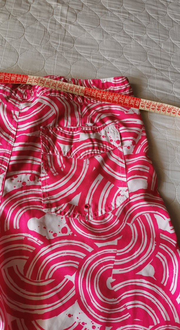 Pembe Renkli Erkek Midi Boy Ruffle Detaylı Mayo - Görsel 5