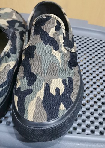 Sperry Erkek Haki Bağcıksız Keten Ayakkabı - Görsel 6