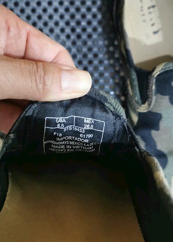 Sperry Erkek Haki Bağcıksız Keten Ayakkabı - Görsel 4