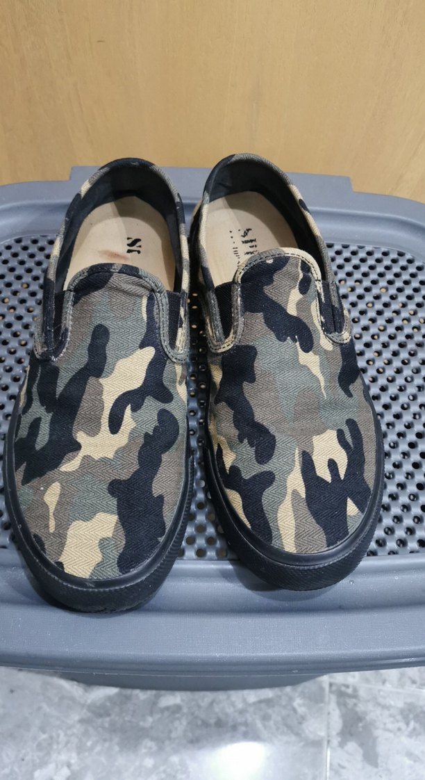 Sperry Erkek Haki Bağcıksız Keten Ayakkabı - Görsel 3